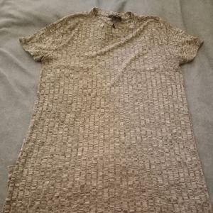 Gray past the knee dress